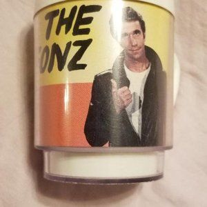 VINTAGE "THE FONZ" FONZIE PLASTIC COFFEE CUP/MUG